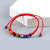 Round Seven-color Beads Accessories Bracelet