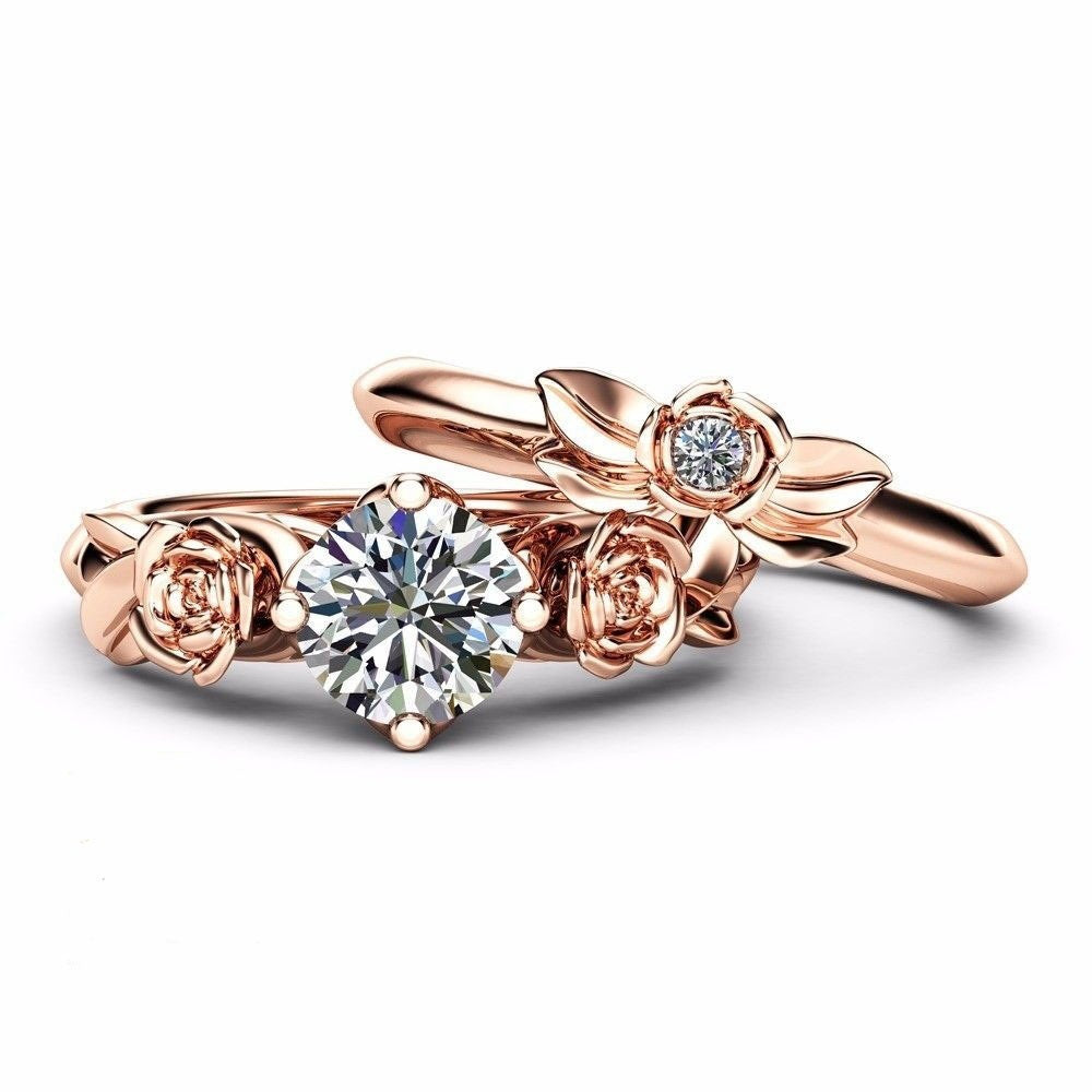 Rose gold ring