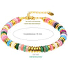 Dopamine Color Natural Stone Beaded Bracelet