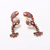 Temperament Earrings Lobster Shape Long Earrings Earrings