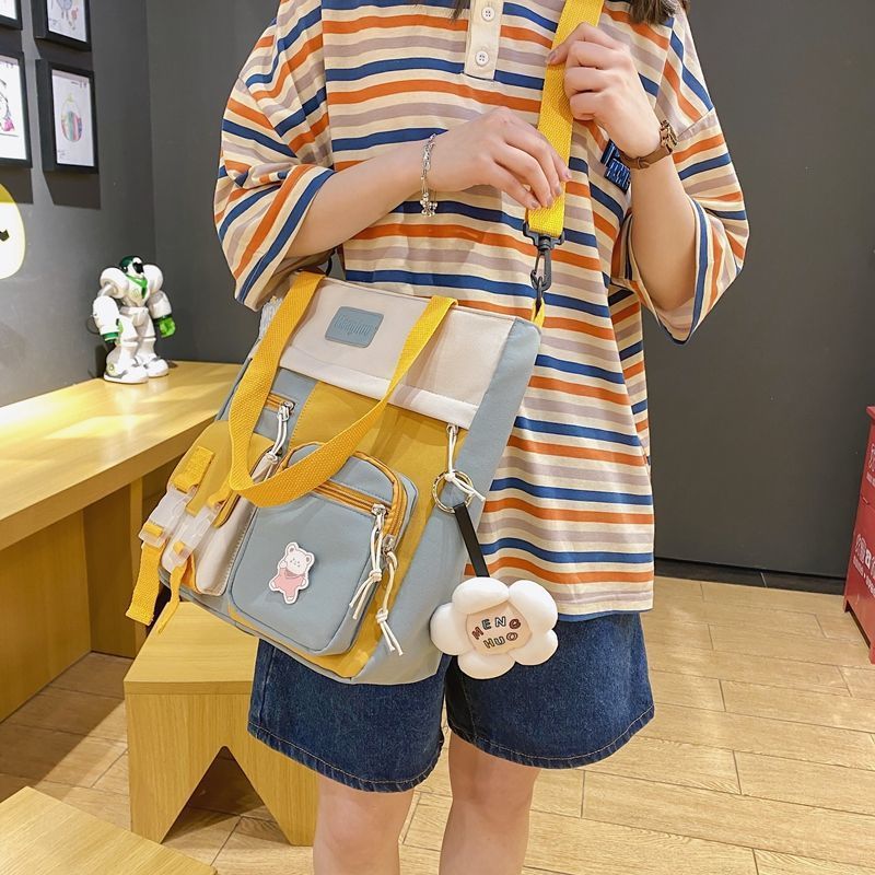 Women's All-match Large Capacity Canvas Bag Messenger