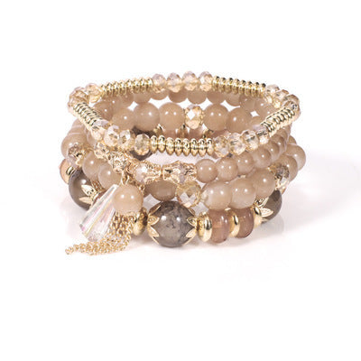 Alloy Tassel Multicolor Bracelet Color