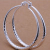 925 Silver Exaggerated Large Hoop Earrings Hoop Earrings