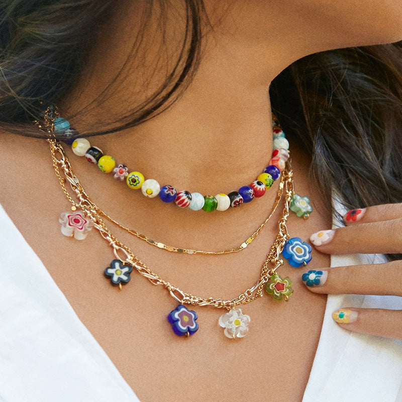 Flower Pendant Necklace