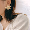 Fashion Simple Petal Lotus Leaf Punk Earrings