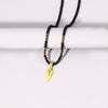 Magnet Diamond Stone Column Pendant Men's Necklace