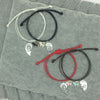 2 Sets Of Personalized Kitten Couple Bracelets