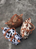 Hairy Cow Leopard Striped Luggage Bag Bags