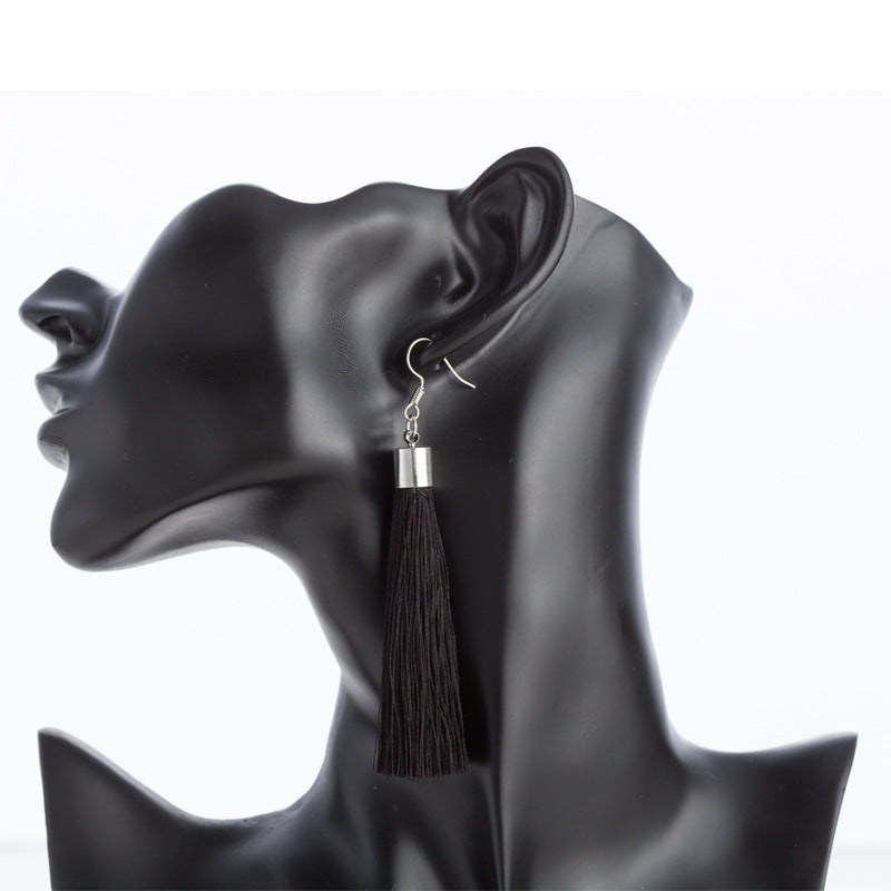 Bohemian tassel earrings