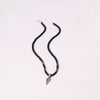 Magnet Diamond Stone Column Pendant Men's Necklace