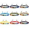 Round Seven-color Beads Accessories Bracelet