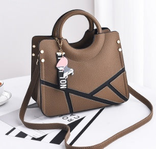 Women's bags new bag women's European and American big bag fashion women's bag slung slung single-shoulder handbag