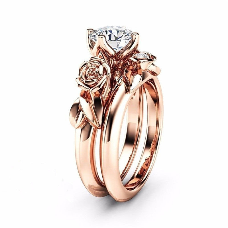 Rose gold ring