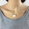 Colorful pendant necklace