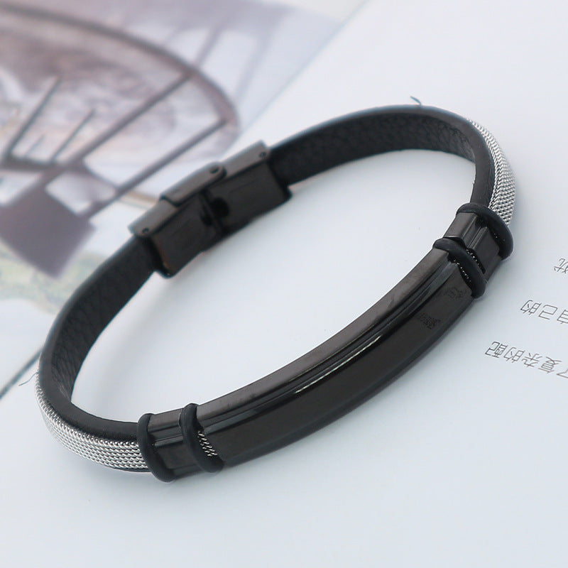 Men And Women All-matching Leather Bracelet