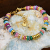 Dopamine Color Natural Stone Beaded Bracelet