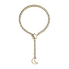 Gold Moon And XINGX Necklace Adjustable Necklace