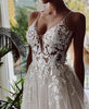 Women's Wedding Dress Lace Strap Backless