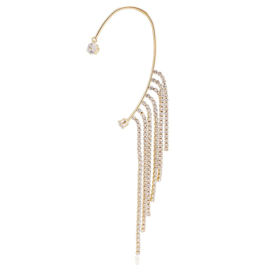 Women's Single Long Earrings Without Pierced Earrings
