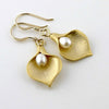 Fashion Women's Horseshoe Lotus Petal Earrings