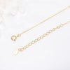 Sterling Silver Letter Necklace Female Micro Inlaid Pendant Necklace