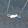 Cat Playing Ball Necklace Cartoon Cute Design Sense Necklace