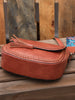 European And American Bags Handmade Weave Vintage Saddle Tassel Bag